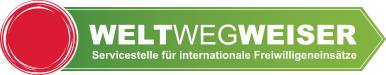 Logo 'WeltWegWeiser - Service­stelle inter­nationale Freiwilligen­einsätze'