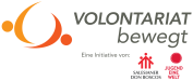 Logo 'VOLONTARIAT bewegt - Freiwilligeneinsätze und Ersatz für Zivildienst im Ausland'